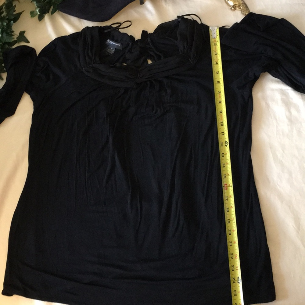 International Concepts Vintage Back Tie Blouse - Picture 7 of 8